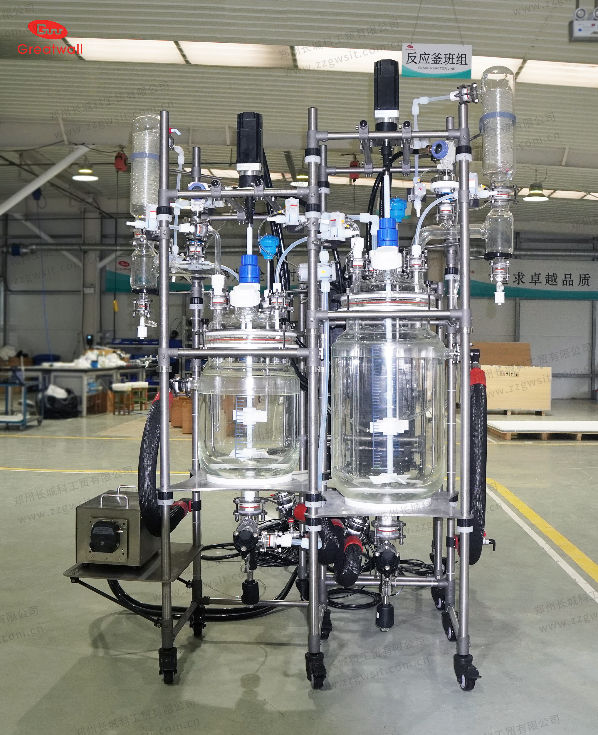 20L+50L 防爆玻璃反應釜集成裝置，全流程可控可追溯！